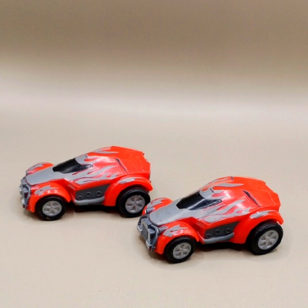 Red and Silver Toy Cars Set
